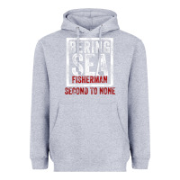 Heather Grey Bering Sea Fisherman second to none dutch harbor Alaska Heavyweight Hoodie - longCreatives