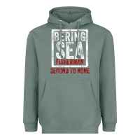 Sage Bering Sea Fisherman second to none dutch harbor Alaska Heavyweight Hoodie - longCreatives