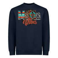 Navy mama vibes Heavyweight Sweatshirt - RacoonDesign