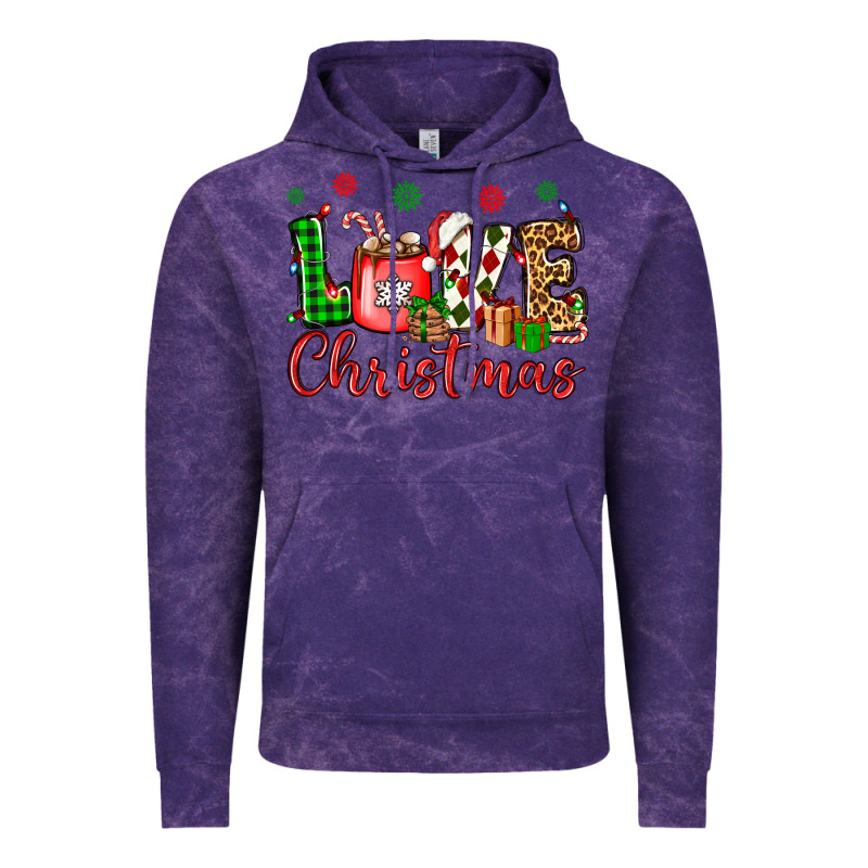 Love Christmas Vintage Hoodie by OliviaCreatesArt | Teevron