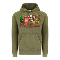 Vintage Olive love christmas Vintage Hoodie - OliviaCreatesArt