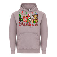 Vintage Zinc love christmas Vintage Hoodie - OliviaCreatesArt
