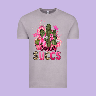 Cancer Succs Cancer Awareness Vintage Tee Designed By Howdyjamesfarm