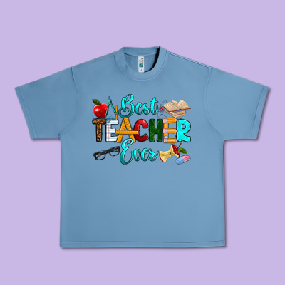 Best Teacher Ever Urban Heavy Tee Designed By Ranaportraitstore