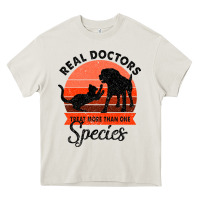 Cream Treat More Than One Species Heavy Core Tee - Bettercallsaul