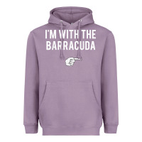Lavender I_m With Barracuda Halloween Costume Party Matching Heavyweight Hoodie - longCreatives