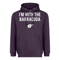Plum I_m With Barracuda Halloween Costume Party Matching Heavyweight Hoodie - longCreatives