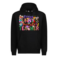 Black Every Bunny Favorite Teacher Easter Premium Hoodie - CowhideDigitalArt