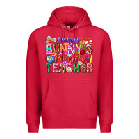 Cardinal Every Bunny Favorite Teacher Easter Premium Hoodie - CowhideDigitalArt