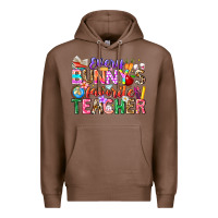Chestnut Every Bunny Favorite Teacher Easter Premium Hoodie - CowhideDigitalArt