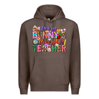 Coffee Every Bunny Favorite Teacher Easter Premium Hoodie - CowhideDigitalArt