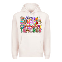 Pale Pink Every Bunny Favorite Teacher Easter Premium Hoodie - CowhideDigitalArt