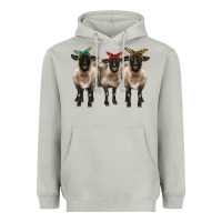 Moon Dust 3 sheeps suffolk ewe with bandana Heavyweight Hoodie - BarkalooDesign