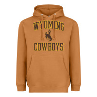 Meerkat Wyoming Cowboys Men's Apparel Gameday Arch Over Cowboys Sweat Heavyweight Hoodie - longCreatives