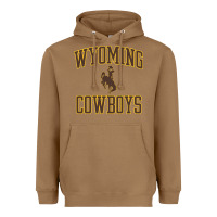 Toasted Coconut Wyoming Cowboys Men's Apparel Gameday Arch Over Cowboys Sweat Heavyweight Hoodie - longCreatives