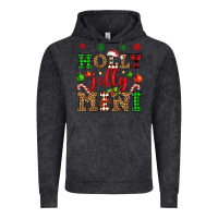 Vintage Black holly jolly mini Vintage Hoodie - OliviaCreatesArt