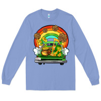 Colony Blue St. Patrick's Day truck Long Sleeve Tee - OliviaCreatesArt