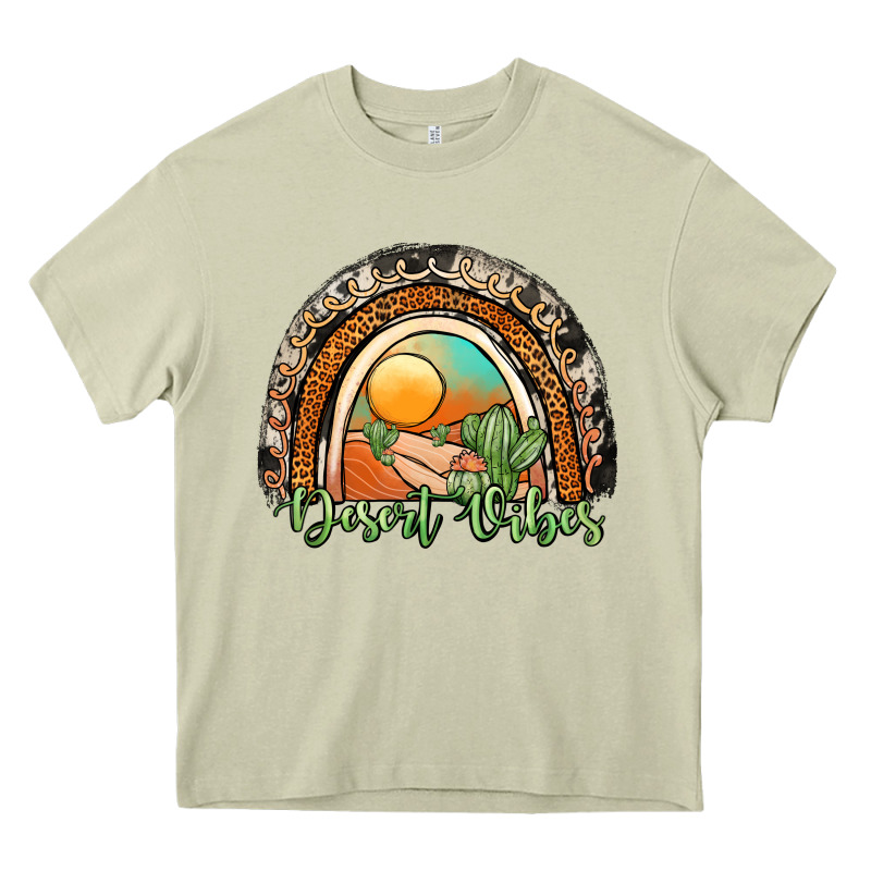 Desert Vibes Rainbow Heavy Core Tee by JahusDesignShop | Teevron