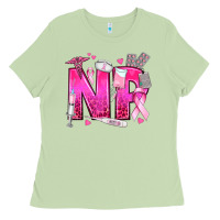 Matcha breast cancer np nurse practitioner Ladies Tee - texasbilliewilder