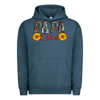 Pigment Midnight Navy papa claus Urban Hoodie - AdoDesignShop