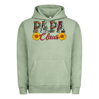Pigment Oil Green papa claus Urban Hoodie - AdoDesignShop
