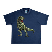 Navy T-rex Urban Heavy Tee - HowdyJamesFarm