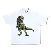 White T-rex Urban Heavy Tee - HowdyJamesFarm