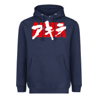 Navy Akira Movie Classic Heavyweight Hoodie - longCreatives