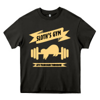 Sloth S Gym Heavy Core Tee | Teevron