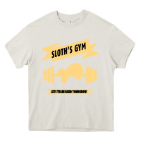 Cream Sloth s Gym Heavy Core Tee - Bettercallsaul
