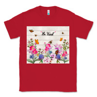 Red be kind wildflower Classic Tee - TumblerDesignByShophia