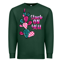 Sports Green stuck on you cactus Premium Sweatshirt - BarkalooDesign