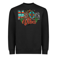 Black nana vibes Heavyweight Sweatshirt - RacoonDesign