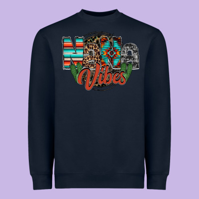 Nana Vibes Heavyweight Sweatshirt Designed By Racoondesign