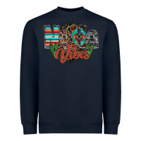 Navy nana vibes Heavyweight Sweatshirt - RacoonDesign