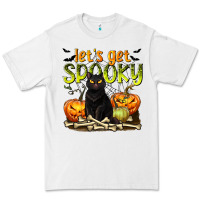 White Let's Get Spooky Premium Tee - texasbilliewilder