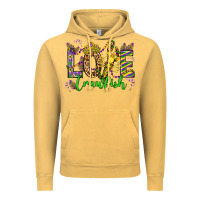 Vintage Mustard love crawfish mardi gras olivia Vintage Hoodie - OliviaCreatesArt