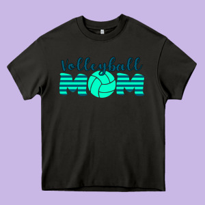 Volleyball Mom Heavy Core Tee Designed By Bettercallsaul