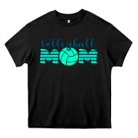 Black Volleyball Mom Heavy Core Tee - Bettercallsaul