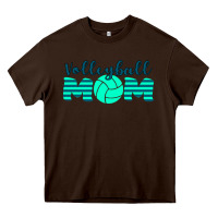 Chocolate Brown Volleyball Mom Heavy Core Tee - Bettercallsaul
