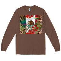 Chestnut Mexico flag Long Sleeve Tee - FaDigitalArtStudio