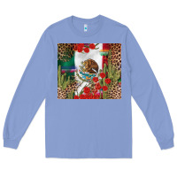 Colony Blue Mexico flag Long Sleeve Tee - FaDigitalArtStudio