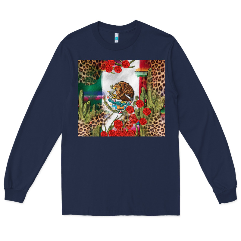 Mexico Flag Long Sleeve Tee by FaDigitalArtStudio | Teevron