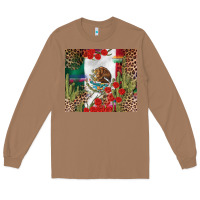Toasted Coconut Mexico flag Long Sleeve Tee - FaDigitalArtStudio