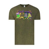 Vintage Olive mardi gras nana Vintage Tee - CowGirlArtShop