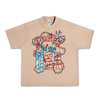 Burro Party in the USA 4th of july Urban Heavy Tee - HowdyJamesFarm