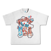 Lunar Rock Party in the USA 4th of july Urban Heavy Tee - HowdyJamesFarm
