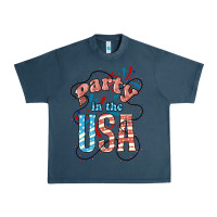 Midnight Navy Party in the USA 4th of july Urban Heavy Tee - HowdyJamesFarm