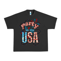 Pigment Black Party in the USA 4th of july Urban Heavy Tee - HowdyJamesFarm