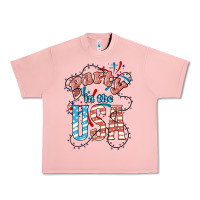 Salmon Party in the USA 4th of july Urban Heavy Tee - HowdyJamesFarm
